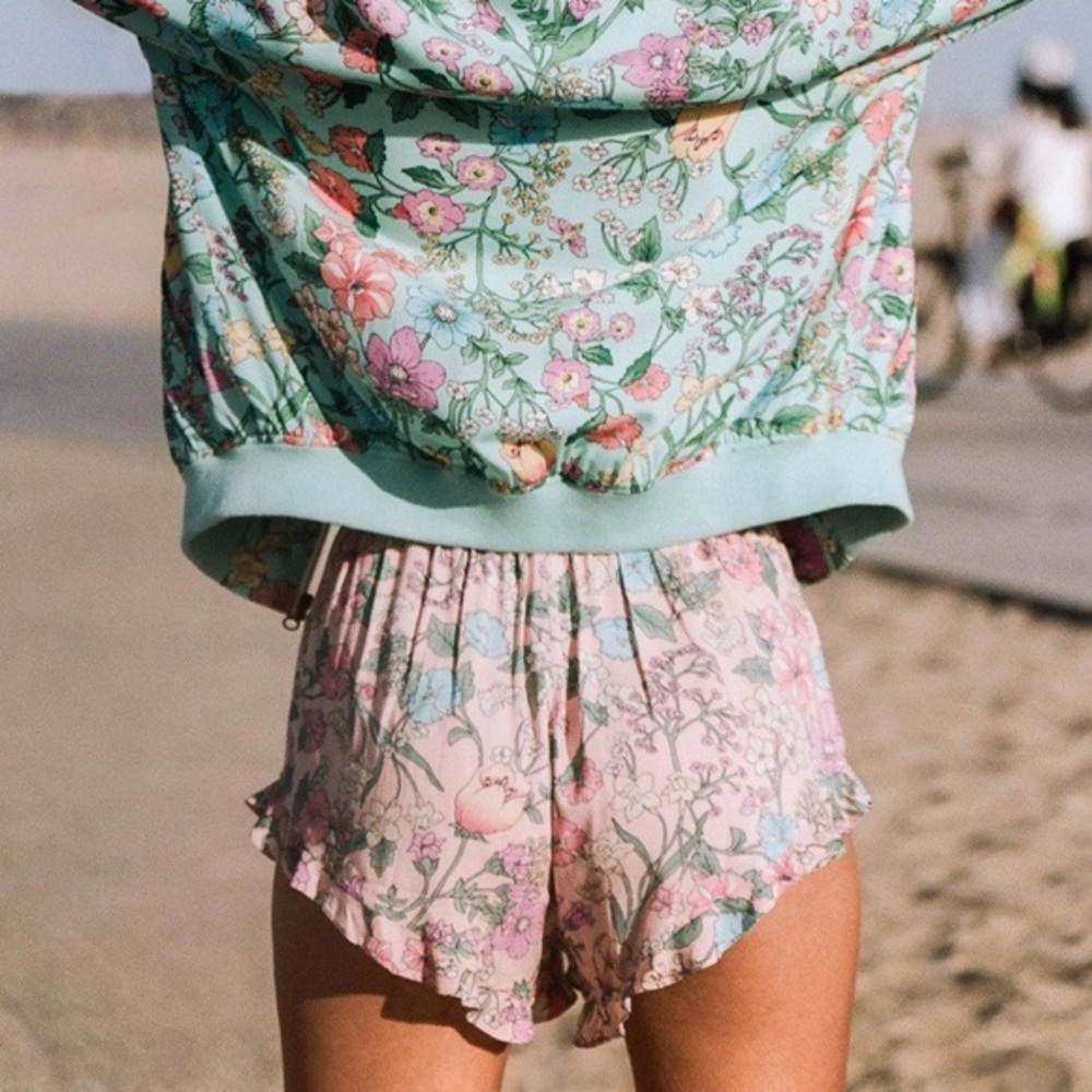 Spell Sayulita Frill Shorts